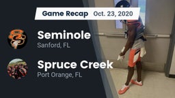 Recap: Seminole  vs. Spruce Creek  2020