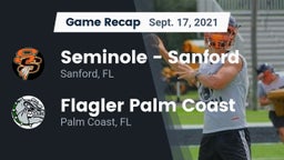 Recap: Seminole  - Sanford vs. Flagler Palm Coast  2021
