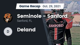 Recap: Seminole  - Sanford vs. Deland  2021