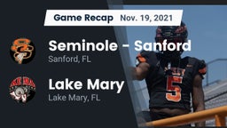 Recap: Seminole  - Sanford vs. Lake Mary  2021