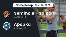 Recap: Seminole  - Sanford vs. Apopka  2021