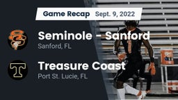 Recap: Seminole  - Sanford vs. Treasure Coast  2022