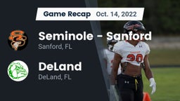 Recap: Seminole  - Sanford vs. DeLand  2022