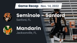 Recap: Seminole  - Sanford vs. Mandarin  2022