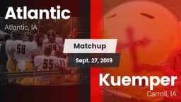 Matchup: Atlantic  vs. Kuemper  2019