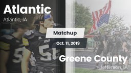 Matchup: Atlantic  vs. Greene County  2019
