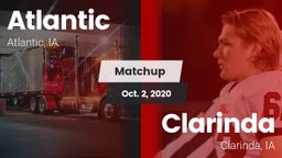 Matchup: Atlantic  vs. Clarinda  2020