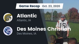 Recap: Atlantic  vs. Des Moines Christian  2020