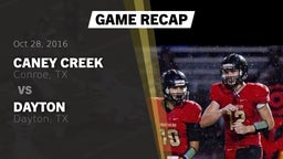 Recap: Caney Creek  vs. Dayton  2016