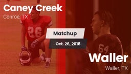 Matchup: Caney Creek High vs. Waller  2018