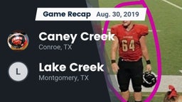 Recap: Caney Creek  vs. Lake Creek  2019