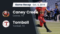 Recap: Caney Creek  vs. Tomball  2019
