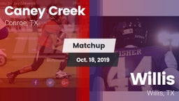 Matchup: Caney Creek High vs. Willis  2019