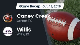 Recap: Caney Creek  vs. Willis  2019