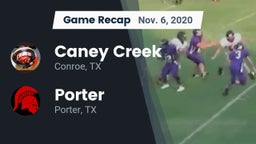 Recap: Caney Creek  vs. Porter  2020
