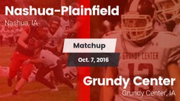 Matchup: Nashua-Plainfield vs. Grundy Center  2016