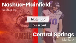 Matchup: Nashua-Plainfield vs. Central Springs  2019