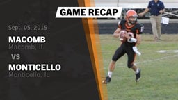 Recap: Macomb  vs. Monticello  2015