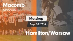 Matchup: Macomb  vs. Hamilton/Warsaw 2016