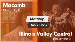 Matchup: Macomb  vs. Illinois Valley Central  2016