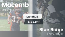 Matchup: Macomb  vs. Blue Ridge  2017