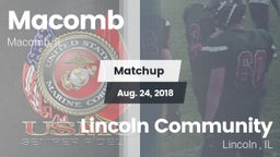 Matchup: Macomb  vs. Lincoln Community  2018