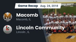 Recap: Macomb  vs. Lincoln Community  2018