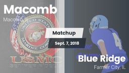 Matchup: Macomb  vs. Blue Ridge  2018