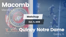 Matchup: Macomb  vs. Quincy Notre Dame 2018