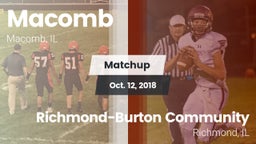 Matchup: Macomb  vs. Richmond-Burton Community  2018