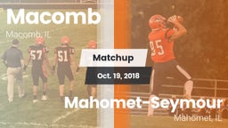 Matchup: Macomb  vs. Mahomet-Seymour  2018