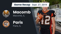 Recap: Macomb  vs. Paris  2019