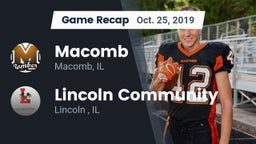 Recap: Macomb  vs. Lincoln Community  2019