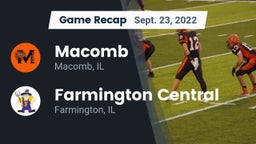 Recap: Macomb  vs. Farmington Central  2022