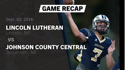 Recap: Lincoln Lutheran  vs. Johnson County Central  2016