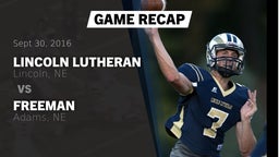 Recap: Lincoln Lutheran  vs. Freeman  2016