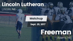 Matchup: Lincoln Lutheran vs. Freeman  2017