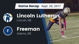 Recap: Lincoln Lutheran  vs. Freeman  2017