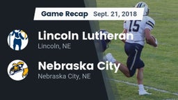Recap: Lincoln Lutheran  vs. Nebraska City  2018