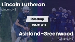 Matchup: Lincoln Lutheran vs. Ashland-Greenwood  2018