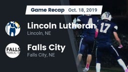Recap: Lincoln Lutheran  vs. Falls City  2019