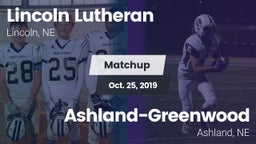 Matchup: Lincoln Lutheran vs. Ashland-Greenwood  2019