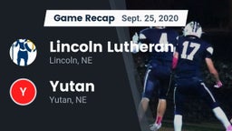 Recap: Lincoln Lutheran  vs. Yutan  2020