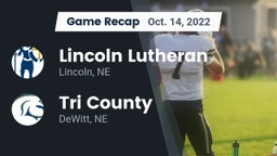 Recap: Lincoln Lutheran  vs. Tri County  2022