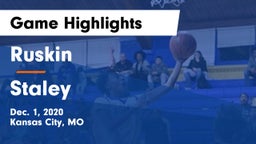 Ruskin  vs Staley  Game Highlights - Dec. 1, 2020