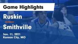 Ruskin  vs Smithville  Game Highlights - Jan. 11, 2021