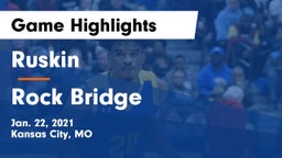 Ruskin  vs Rock Bridge  Game Highlights - Jan. 22, 2021