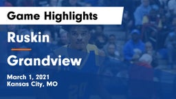 Ruskin  vs Grandview  Game Highlights - March 1, 2021