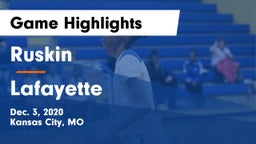 Ruskin  vs Lafayette  Game Highlights - Dec. 3, 2020