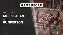 Recap: Mt. Pleasant  vs. Gunderson  2015